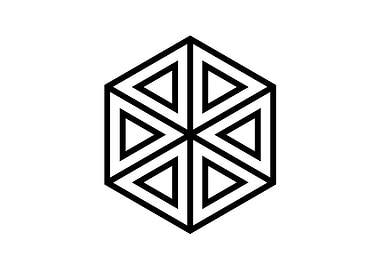 Black Sacred Geometry Rune