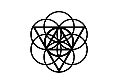 Black Glyph Mandala Rune