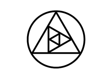 Black Glyph Mandala Rune