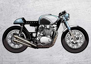Motorbike Wall Poster 71
