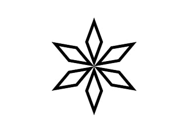 Black and White Glyph Rune