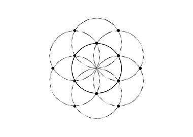 Black Sacred Geometry Rune