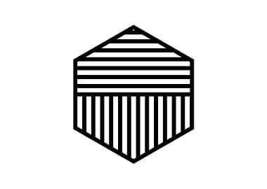 Black Geometric Glyph Rune