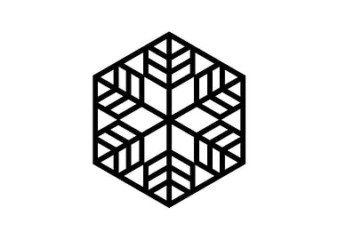 Black Sacred Geometry Rune