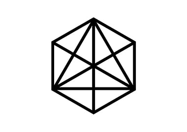 Black Sacred Geometry Rune