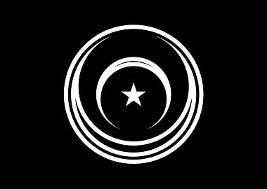 Black and White Glyph Rune