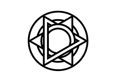 Black and White Glyph Rune