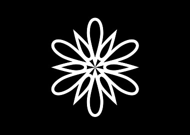 White Glyph Mandala Rune