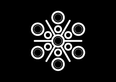 White Glyph Mandala Rune