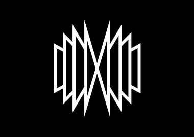 Black Glyph Mandala Rune