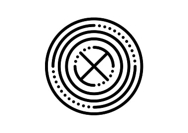 Black Glyph Mandala Rune