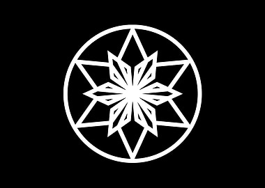 Black Sacred Geometry Rune