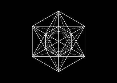 Black Sacred Geometry Rune