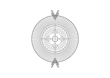 Minimalist Geometric Glyph