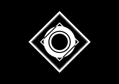 White Sacred Geometry Seal