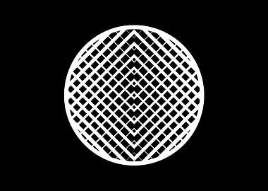 Black Sacred Geometry Rune