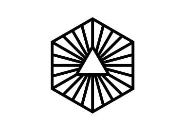 Black Sacred Geometry Rune