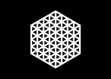 White Sacred Geometry Seal