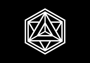 Black Sacred Geometry Rune