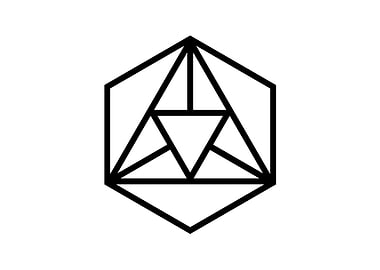 White Sacred Geometry Seal