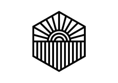 Black Geometric Glyph Rune