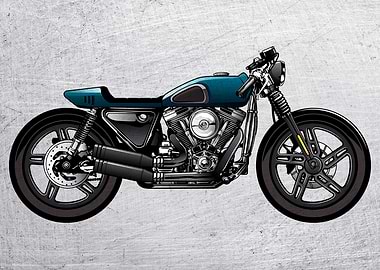 Motorbike Wall Poster 73