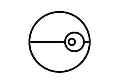 Black and White Glyph Rune