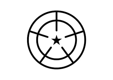 Black and White Glyph Rune