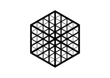 White Sacred Geometry Seal