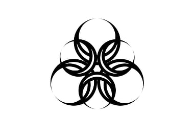 Black Glyph Mandala Rune