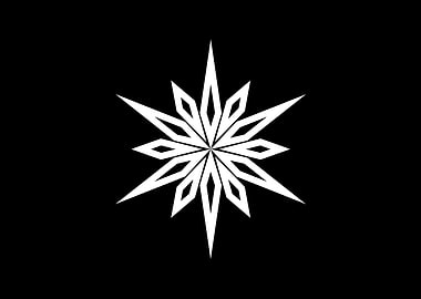 White Glyph Mandala Rune