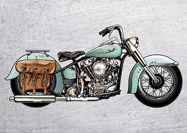 Motorbike Wall Poster 76