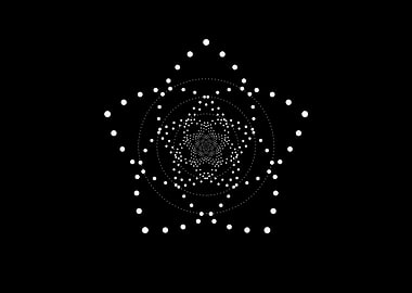 Black Glyph Mandala Rune