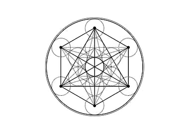 Black Sacred Geometry Rune