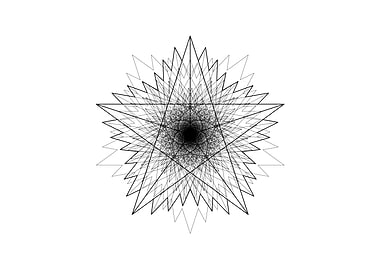 Black Sacred Geometry Rune