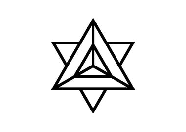 White Sacred Geometry Seal