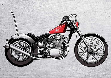 Motorbike Wall Poster 75