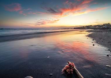 Sunset of the Roman sea