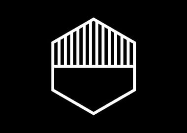 Black Geometric Glyph Rune