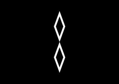 White Glyph Mandala Rune