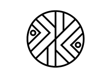 White Glyph Mandala Rune