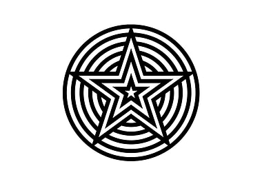 White Glyph Mandala Rune