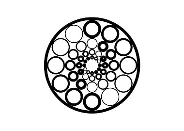 Black and White Glyph Rune