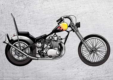 Motorbike Wall Poster 84