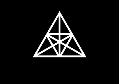 White Sacred Geometry Seal