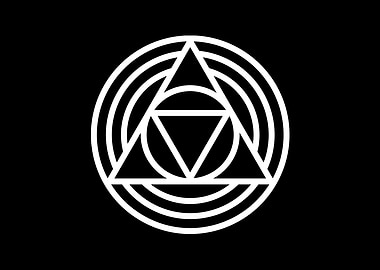 Black and White Glyph Rune