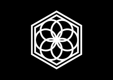 Black Glyph Mandala Rune