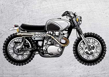Motorbike Wall Poster 86