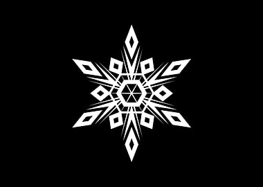 Black and White Glyph Rune