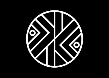 White Glyph Mandala Rune